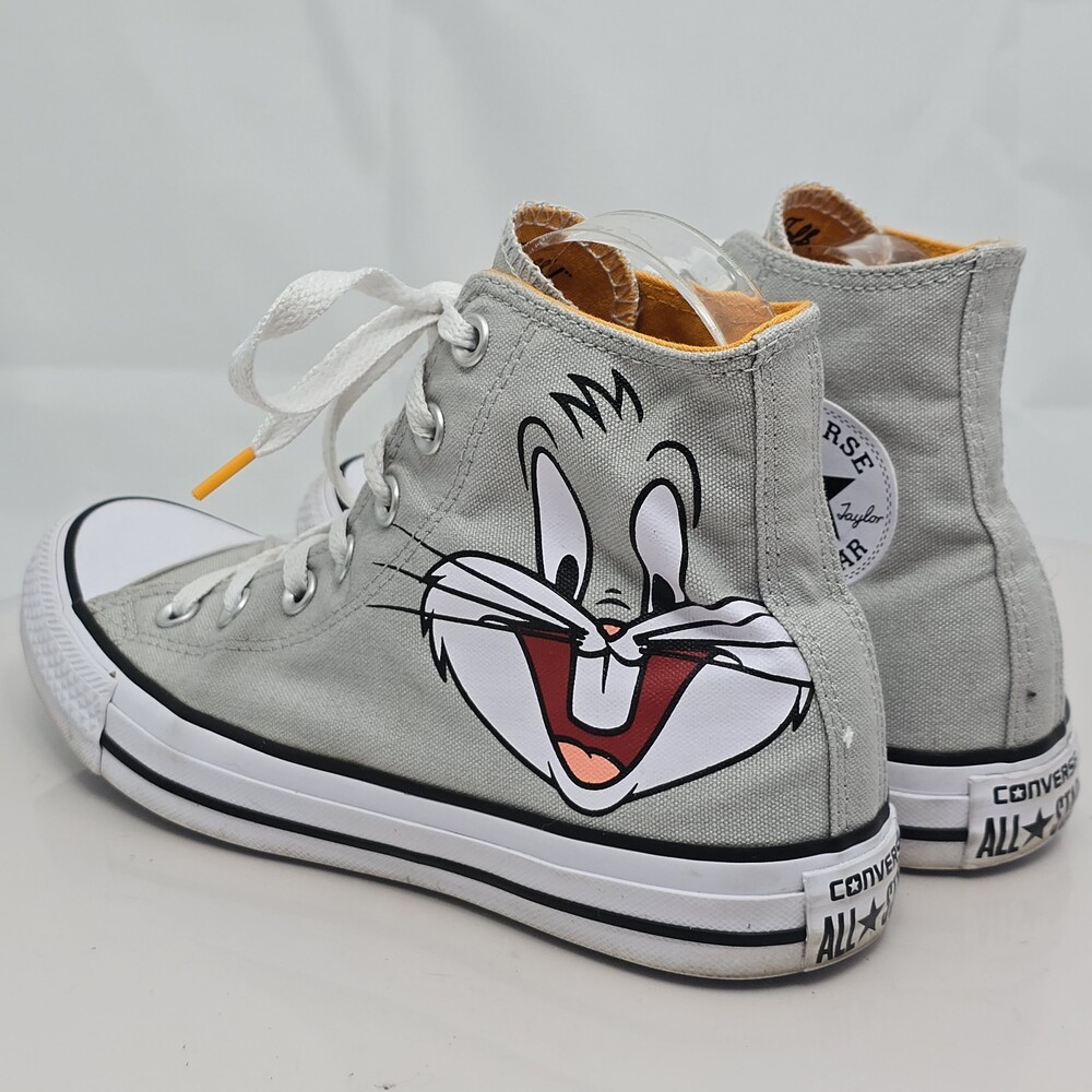 Converse Chuck Taylor Looney Tunes Bugs Bunny All Star High Women 7 Grey 158234F